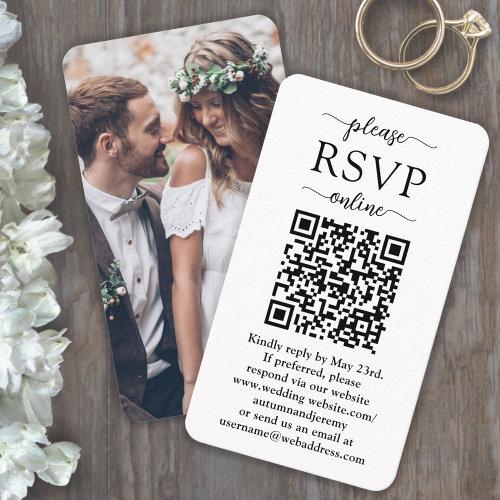 100 Pack Online Qr Rsvp & Photo Wedding Enclosure Business