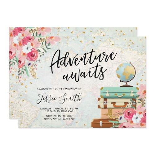 Adventure Awaits Travel Graduation Party School