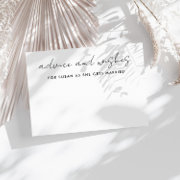 Advice And Wishes Personalized Keepsake