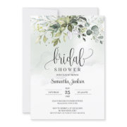 Boho Eucalyptus Greenery Foliage Gold Sparkles