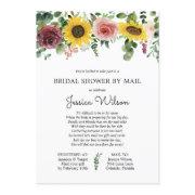 Bridal Shower By Mail Sunflower Rose