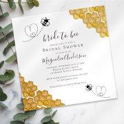 Bride To Bee Script Bridal Shower