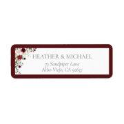 Bridal Shower Return Address Labels | FunBridalShowerInvitations