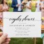 Classic Elegant Script Couples Bridal Shower
