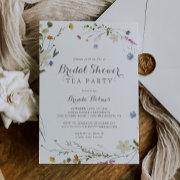 Colorful Dainty Wild Bridal Shower Tea Party