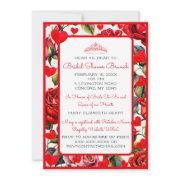 Crown & Roses Queen Of Hearts Bridal Shower