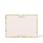 Cute Simple Pastel Abstract Custom Bridal Shower Thank You