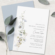 Delicate Blue Floral | Airy Garden Bridal Shower