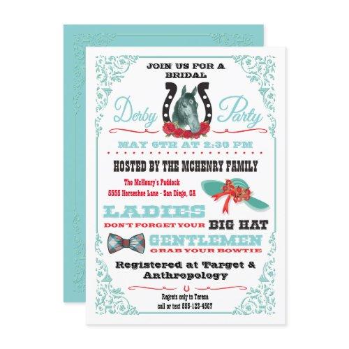 Derby Horse Racing Bridal Shower Party