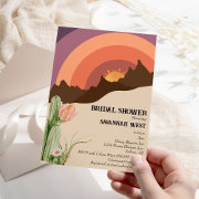 Desert Sunset Destination Bridal Shower