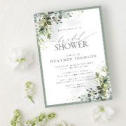 Dusty Blue Eucalyptus Botanical Bridal Shower