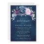 Dusty Blue Purple Navy Lilac Blooms Bridal Shower