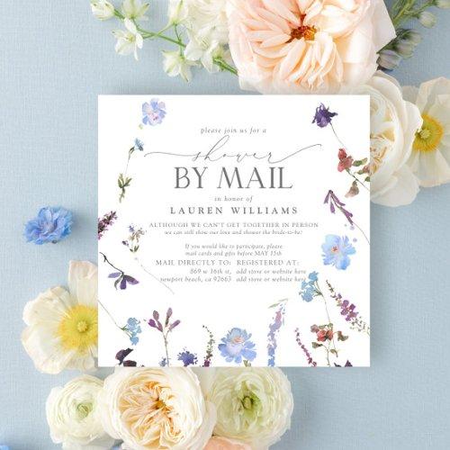 Dusty Blue Wildflower Bridal Shower By Mail