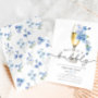 Dusty Blue Wildflower Brunch Bubbly Bridal Shower
