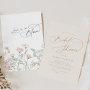Elegant Charm Ivory Gold Wildflower Bridal Shower