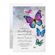 Elegant Colorful Butterfly Wedding
