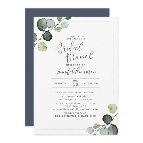 Elegant Eucalyptus Greenery Bridal Shower