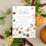 Elegant Garden Flowers Watercolor Bridal Shower