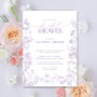 Elegant Lavender Victorian Floral Bridal Shower