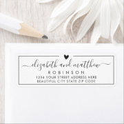 Bridal Shower Return Address Labels | FunBridalShowerInvitations