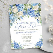 Elegant Something Blue Hydrangea Bridal Shower