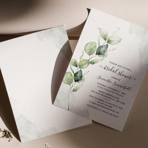Eucalyptus Greenery Botanical Bridal Shower