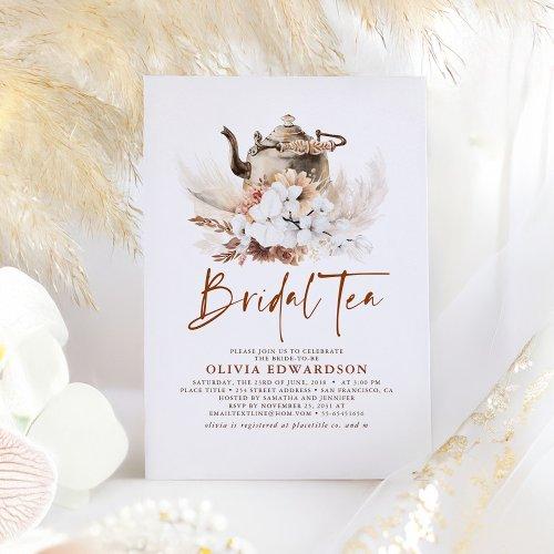 Floral Terracotta Boho Bridal Shower Tea Party