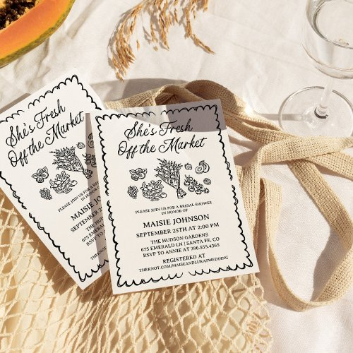 Fresh Off The Market Bridal Shower, Farmers Market