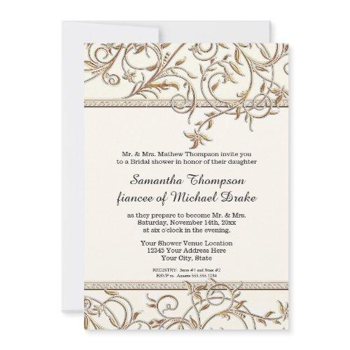 Glam Old Hollywood Regency Gold Bridal Shower