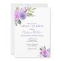 Lilac And Lavender Bridal Shower Invitation