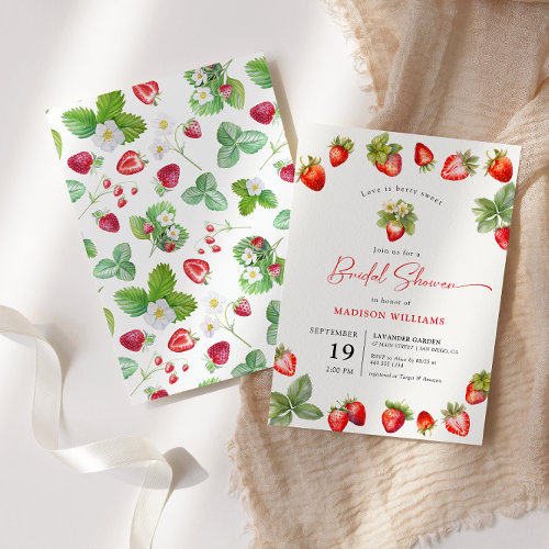 Love Is Berry Sweet Bridal Shower Strawberry