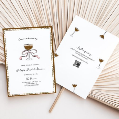 Love Is Brewing Espresso Martini Bridal Shower