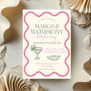Margs & Matrimony Bridal Shower Hand Drawn Modern