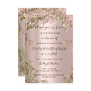 Alya Dusty Blue Floral Social Distance Bridal Shower Invite Bridal Shower by Mail Invitation Editable Instant Download