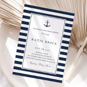 Nautical Navy Anchor Bridal Shower
