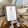 Navy Lighthouse On Burlap Nautical Bridal Shower