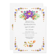 Paisley Lotus Flower Indian Bridal Shower