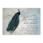 Peacock Scroll Bridal Shower
