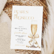 Pearls & Prosecco Gold Minimal Bridal Shower