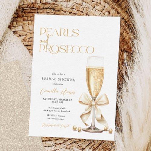 Pearls & Prosecco Gold Minimal Bridal Shower