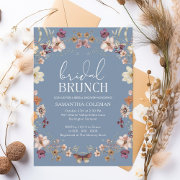 Periwinkle Wildflower Bridal Brunch Bridal Shower