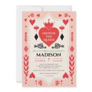 Queen Of Hearts Bridal Shower Wonderland Tea Party
