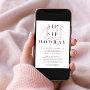 Rose All Day Typography Virtual Bridal Shower