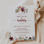 Rustic Floral Brunch And Bubbly Bridal Shower