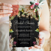 Rustic Floral Wood Bridal Shower