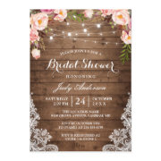 Country bridal shower invitations Clearance