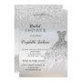 Silver Glitter Bokeh Dress Bridal Shower