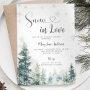Snow In Love Winter Snowflake Bridal Shower