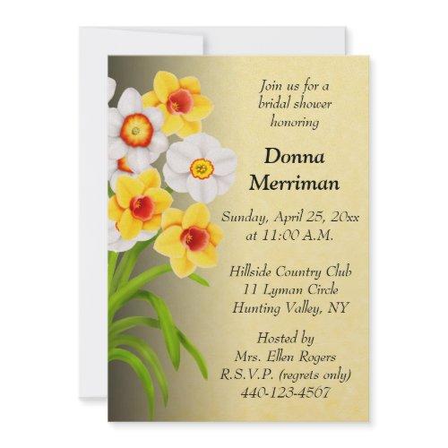Spring Daffodil Bouquet Bridal Shower