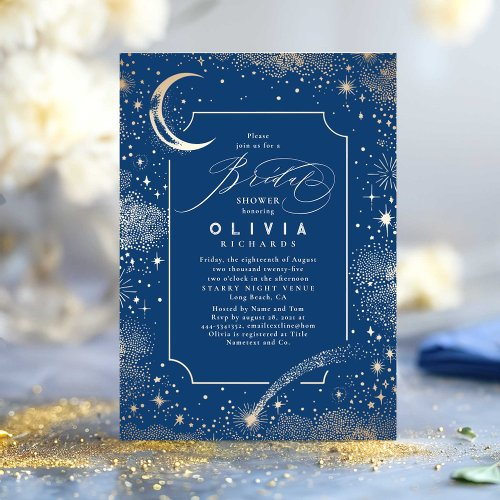 Starry Night Moon Mystical Celestial Bridal Shower